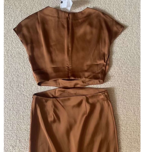 L'Academie Brown Maxi Dress - Picture 7 of 8